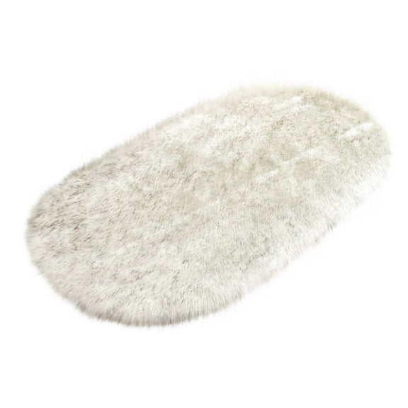 Dengmore Super Soft Faux Sheepskin Area Rugs For Bedroom Floor Shaggy Plush Carpet Faux Rug Bedside Rugs