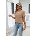 thumbnail image 4 of Zeagoo Womens Basic T-shirts Short Sleeve V-Neck Shirts Summer Casual Tops Daily Wear, 4 of 6