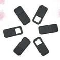 thumbnail image 3 of Shisuyan 6Pcs Metal Oval Shaped Webcam Cover Camera Slider Shutter Privacy Protect Cover for Laptop Tablet Phone Shutter (Black), 3 of 9