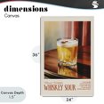 thumbnail image 4 of Stupell Industries Modern Whiskey Sour on Table Canvas Art, 24 x 36, by Andreas Magnusson, 4 of 8