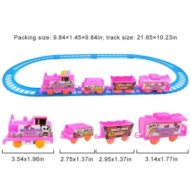 BIG SALES!!Electric Toy Train Set for Kids Steam Train Toy for Toddler