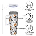 thumbnail image 4 of Halloween Witch Hats Pumpkins and Spider Webs Tumbler with Handle and Lid,40oz Double Wall Vacuum Insulated Tumbler,Cups Gift for Women and Men, 4 of 7