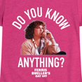 thumbnail image 3 of Ferris Bueller's Day Off - Do You Know Anything - Toddler And Youth Girls Short Sleeve Graphic T-Shirt, 3 of 5