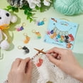 thumbnail image 3 of 24 Pcs 6 Colors Charms Stitch Markers UV Printing Acrylic Crochet Charms Removable 304 Stainless Steel Clasp Locking Stitch Marker for DIY, 3 of 9