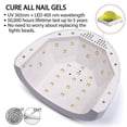 thumbnail image 2 of Uv Led Nail Lamp, Sunuv Gel Nail Light For Nail Polish 48w Uv Dryer With 3 Timers Sunone, 2 of 5