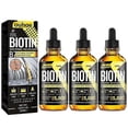 thumbnail image 1 of 3x Biotin Hair Growth Oil Vitamin B7 Hair Essential Oil Treatment Preventing Loss Restorer Essential Oil 30ml, 1 of 5