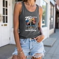 thumbnail image 4 of UngA 250th Anniversary USA Tank Tops Women USA T Shirt American Flag Tee Tops 4th of July Patriotic Freedom Sleeveless T-Shirts for Women (Grey,M), 4 of 8