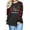 Dark Gray Tree, variant on KimSoong Women Plus Size Christmas Shirt Gnomes Plaid Graphic Casual Long Sleeve Crew Neck Top