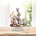 thumbnail image 2 of Binwennn Ornament Pack Big Christmas Ornament Christmas Keepsake Ornament Easter Colored Flowing Rabbit Animal Fairy Tale Color Desktop Decoration Pendant Assembly Props, 2 of 8