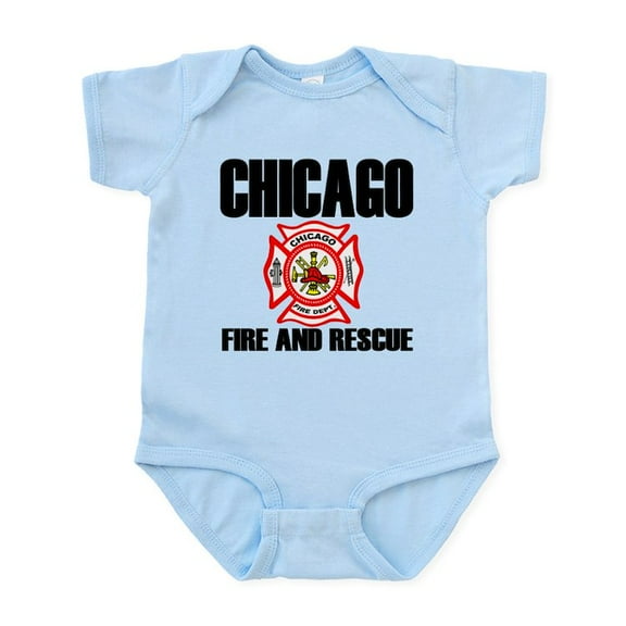 CafePress - Chicago Fire Department Infant Bodysuit - Baby Light Bodysuit, Size Newborn - 24 Months