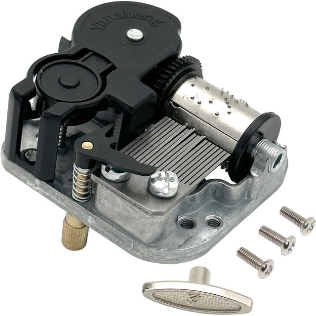 Fur Elise Wind Up Music Box with ON-Off Switch, Yunsheng Clockwork Musical Mechanism Movement for DIY Music Boxes Replacement