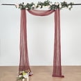 thumbnail image 4 of Balsa Circle 20 feet Mauve Cotton Cheesecloth Fabric Backdrop Drape Curtain Panel Party Events Decorations Supplies, 4 of 8