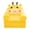 Yellow, variant on Lipstore Kids Foldable Sofa Cartoon Children Sofa Bed for Living Room Bedroom Nursery White