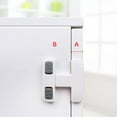 thumbnail image 6 of Cabinet Locks Baby Proofing, Safe Quick And Easy Door Cabinet Drawer Latches, Multi Purpose, Baby Kids Locks For Drawers Secure Oven, Refrigerator, 6 of 9