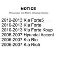 thumbnail image 2 of CMX Rear Disc Brake Caliper Assembly Left Right Side (Driver Passenger) Kit for Car Kia Forte Hyundai Accent Koup Forte5 Rio5 Rio KBC-100359, 2 of 10