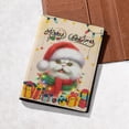 thumbnail image 5 of Merry Christmas Santa Persian Scarf Twinkling Lights Xmas Holiday Travel Passport Wallet Cat Lover Kitten Owner Gifts PU Leather Passport Holder Cover - 00022, 5 of 5