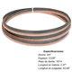 thumbnail image 1 of Sierra Cinta Bimetálica Maraga 3/4" x .035" x 93.48" (2.37 m) 10/14 TPI para Corte de Metal y Acero, 1 of 1