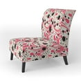 thumbnail image 3 of Designart "Popart Dynamic Doodle Dots III" Upholstered Polka Dots Accent Chair and Modern & Contemporary Arm Chair - Multiple Color & Pattern, 3 of 7