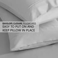 thumbnail image 6 of American Home Collection King Size 6 Piece Bed Sheet Set Grey - Ultra Soft Microfiber Deep Pocket Wrinkle Free, 6 of 8