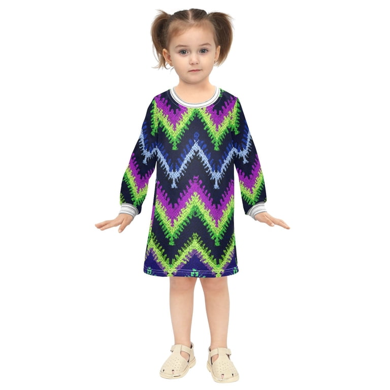 neon line dress Trippy Neon 80's Space Party