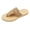 Beige, variant on Women's Fashionable And Casual Summer Solid Color Open Toe Flops Stylish Flat Slippers, Beige, 6
