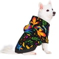 thumbnail image 2 of Bingfone Mexican Flower Traditional1 Dog Clothes Hoodie, Pet Winter Coat,Puppy Sweatshirts For Small Dogs Boy Girl,Suitable For All Breeds-Large, 2 of 8