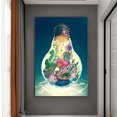 thumbnail image 3 of Bordado Algodón Ecológico 11CT Niña en Bombilla Punto Cruz 50x75cm, 3 of 9