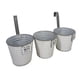 thumbnail image 2 of Macetas colgantes para flores, cesta de hierro para regalo, cubo colgante, maceta colgante, cesta para macetas colgantes para cocina interior y, 2 of 8