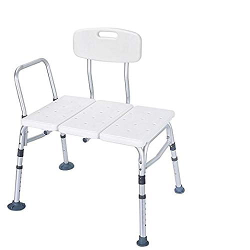 Tub Transfer Bench Shower Chairs, Sliding Shower Bathtub Transfer Chairs With Wheels For Elderly