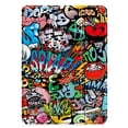thumbnail image 6 of Allytechgroup iPad Air 13 M4 M3 M2 2026 2025 2024 Case, Slim Flip Smart Cover Auto Sleep Wake Multi Angle Veiwing Stand Shockproof Case for Apple iPad Air 13 inch, Graffiti, 6 of 7