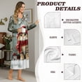 thumbnail image 5 of DISNIMO Christmas Cat Tree Print Women's Nightgown Soft Long Sleeve Sleepwear V Neck Night Gown Full Length Comfy Ladies Sleep Shirt, L, 5 of 8