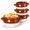 Brown-Large, variant on Soup With Handles 22 Oz Large Onion - Stackable Crocks Oven Safe For Cereal Chilli Pot Pies Dishwasherwave Set Of 4 White