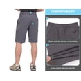 thumbnail image 3 of Little Donkey Andy Men's 11 Inch Quick Dry Bermuda Stretch Cargo Shorts Hiking Travel Golf Size XXL, 3 of 5