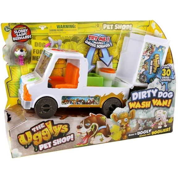 Moose Toys The Ugglys Pet Shop Season 1 Dirty Dog Wash Van