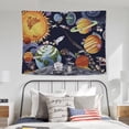 thumbnail image 2 of Tapiz de pared Planet Room Aesthetic 150x130 cm en microtela, 2 of 3