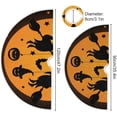 thumbnail image 3 of FMSHPON Halloween Witch Xmas Christmas Tree Skirt Stand Mat for Holiday Party Decoration Indoor Outdoor 48 inches, 3 of 6