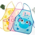 thumbnail image 3 of Coofit Kids Apron Waterproof Cute Cartoon Painting Apron Craft Apron with Oversleeves, 3 of 10