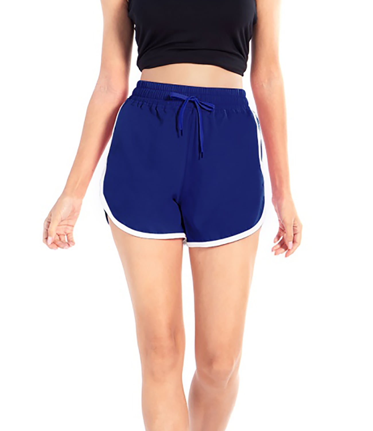 Active Teen Girls Yoga Shorts Dolphin Shorts Drawstring Summer Running ...