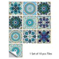thumbnail image 2 of Sywqhk 10 Uds. Adhesivo de pared autoadhesivo para azulejos de cristal, calcomanías de mosaico de Mandala (A) Sywqhk Para estrenar, 2 of 8