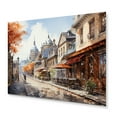 thumbnail image 2 of Designart "French Beauty in Quebec City II" City Quebec Metal Art Living Room, 2 of 5