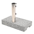 thumbnail image 2 of vidaXL Parasol Base Granite Rectangular 25 kg, 2 of 5