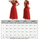 thumbnail image 2 of Vestidos Largos Vestidos de mujer Manga abullonada Vestido elegante Primavera Verano Ropa (Rojo M) Ygjytge para Mujer Rojo T XL, 2 of 5