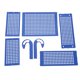 thumbnail image 4 of Monstrate Cesta de almacenamiento colgante para piscina Cesta colgante de plástico para piscina Cesta de almacenamiento grande Soporte Almacenamiento y organización del hogar, 4 of 6