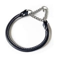 thumbnail image 2 of Auburn Leathercrafters Collier pour Chien Martingale en Cuir Roulé - 20 - Noir, 2 of 4