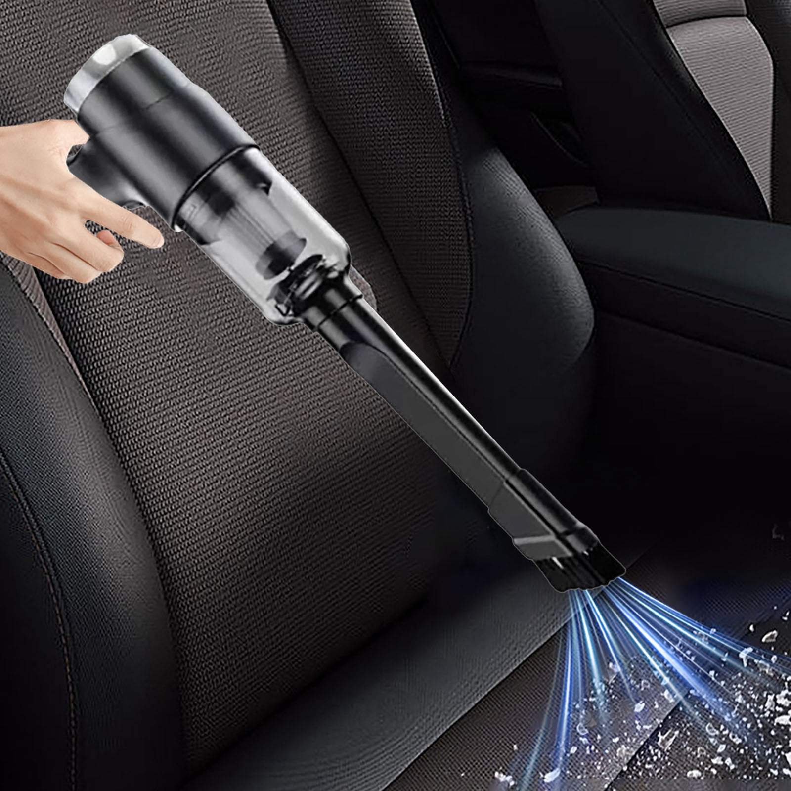 Clearance Sale! Handheld Cordless Vacuum Cleaner Handheld Car Vacuum Cleaner Wireless Power Small Portable Rechargeable Handheld Vacuum Cleaner Suitable for Pet Hair Bed Home Kitchen Cleaning