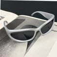 thumbnail image 4 of Typpkmm Y2k Eyeglasses Classic Punk Wrap Around Vintage Sunglasses Women Men Sun Glasses Fashion Sport Eyewear Uv400 Goggles, 4 of 7