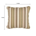 thumbnail image 4 of Sunbrella Premium 17 in x 17 in Yellow Stripe Outdoor Decorative Throw Pillows, 2 Count, 4 of 5