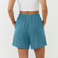thumbnail image 4 of TinyBloomm Womens Long Swim Shorts Breathable Shorts For Summer Casual Beach High Waist Elastic Waistband Comfortable, Size XL, 4 of 7
