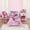 Pink, variant on Disney Minnie Mouse Let's Party 4 Piece Toddler Bed Set