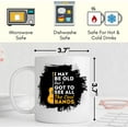 thumbnail image 2 of funny music i may be old but got to see cool bands guitar lovers Mug 11Oz Cup White Cups, 2 of 6